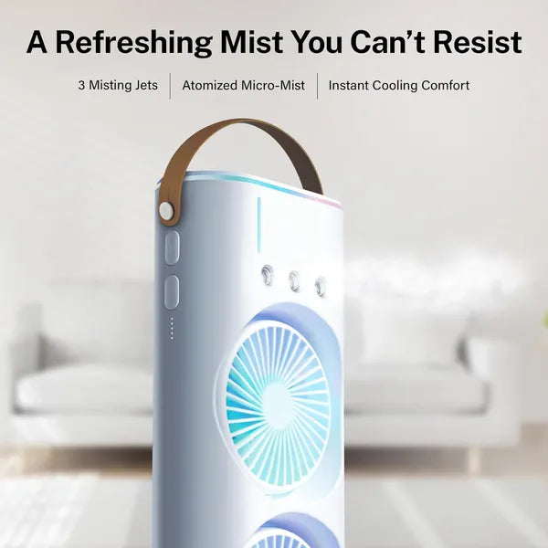 Portable Mini Air Conditioner Fan with Humidifier
